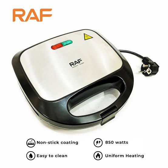 Sandwich Maker 4 Slice R.237S – Stainless Steel Top, Dual Heating, 850W