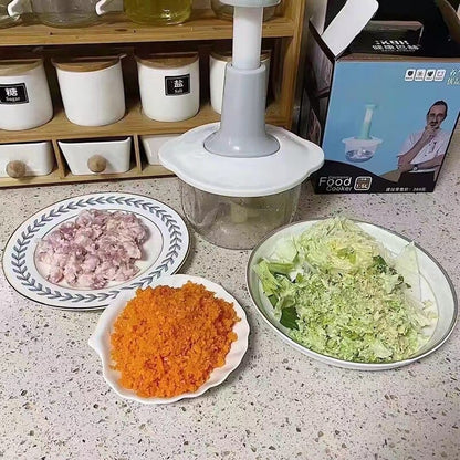 Vegetable Push Chopper – 1.5L Capacity (Box Packing)