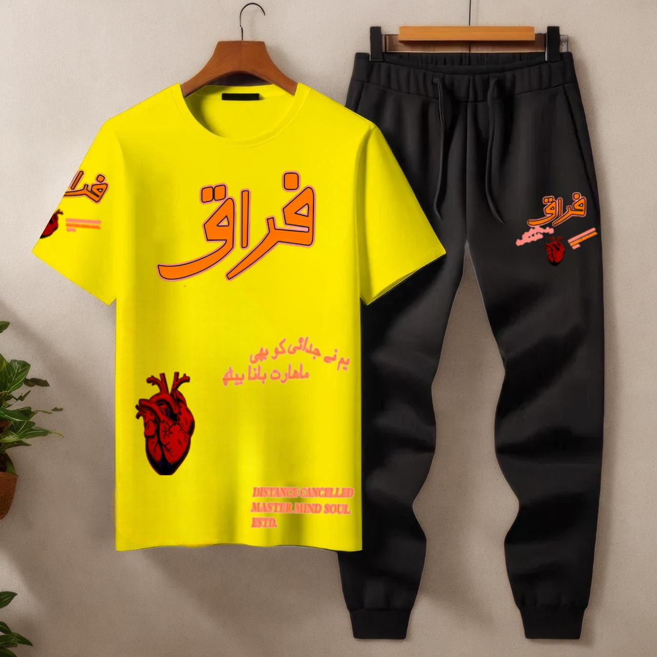 Men’s 2-Piece Tracksuit (T-Shirt & Trouser)