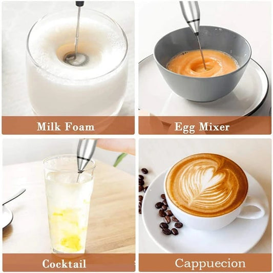 Automatic 2-in-1 USB Rechargeable Coffee & Milk Stirring Handheld Beater