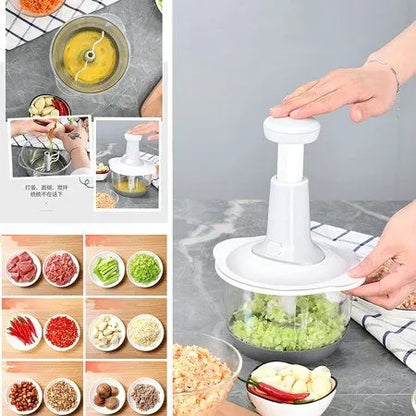 Vegetable Push Chopper – 1.5L Capacity (Box Packing)