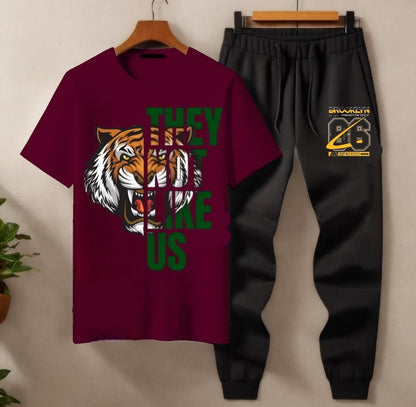 Summer Tracksuit – T-Shirt & Trouser Set
