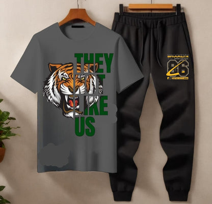 Summer Tracksuit – T-Shirt & Trouser Set