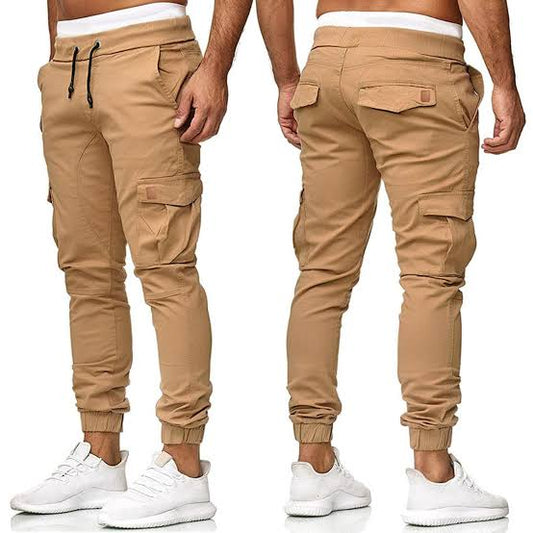 Lite Brown Cargo Pant – 6 Pocket Design